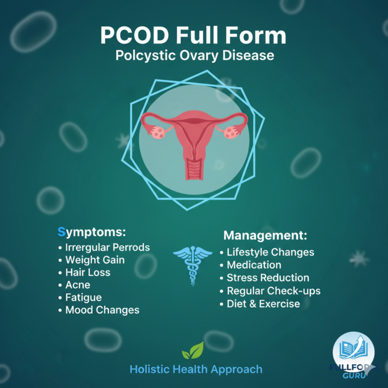 full form of PCOD, PCOD full form , PCOD ka full form , PCOD full form in Hindi
